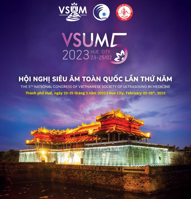 Mời tham dự Hội nghị siêu âm toàn quốc lần thứ 5 - VSUM 5 tại thành phố Huế